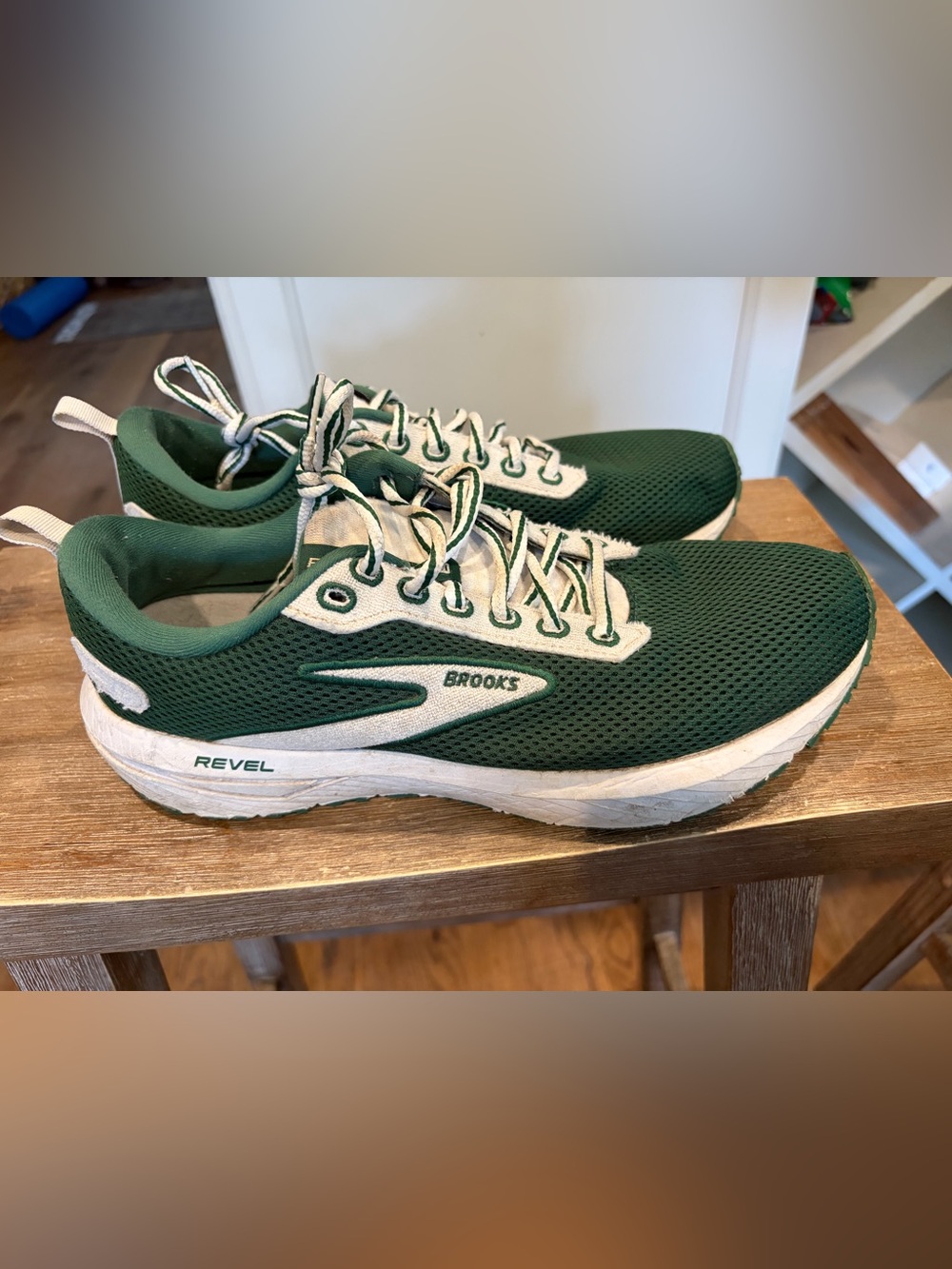 Brooks Revel 6 Limited Edition Men’s Running Shoes Size 11 Green White